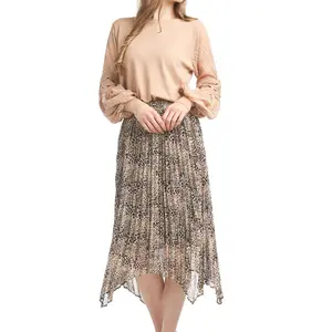 Papillon Livia Paisley Pleat Skirt Papillon Livia Paisley Pleat Skirt