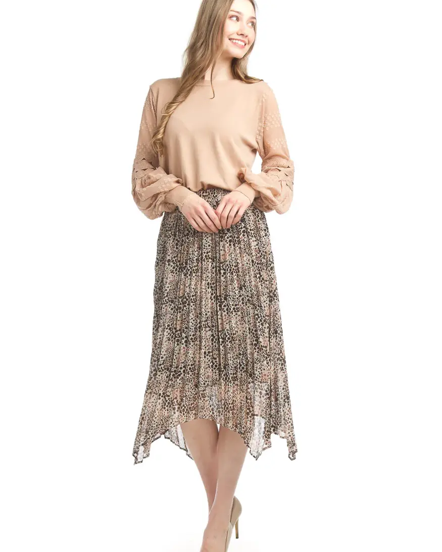 Papillon Livia Paisley Pleat Skirt