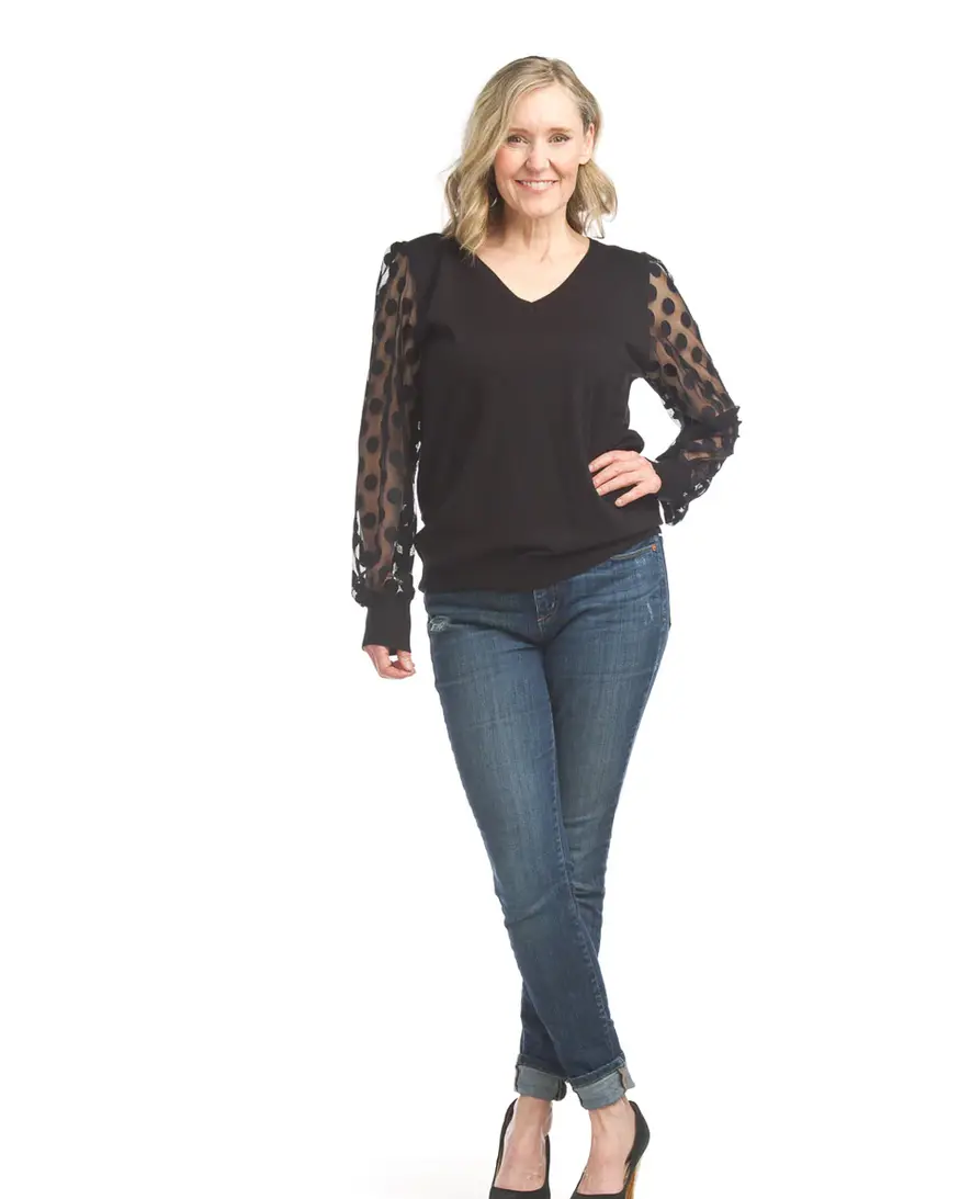 Papillon Liara Polka Dot Sweater