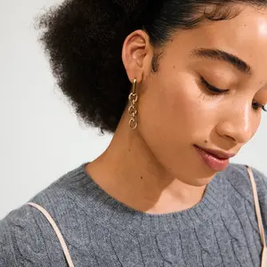 Pilgrim Phase Chain Earrings