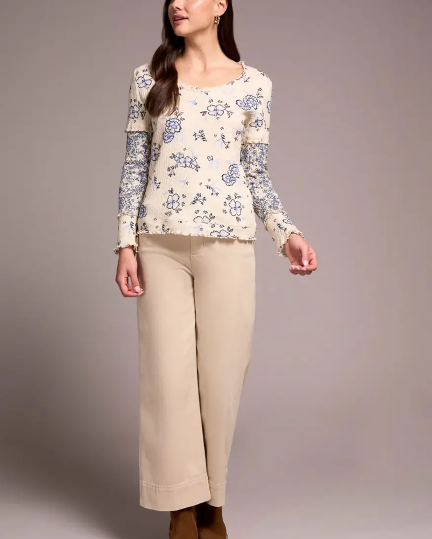 Tribal Stazie LS Scoop Top