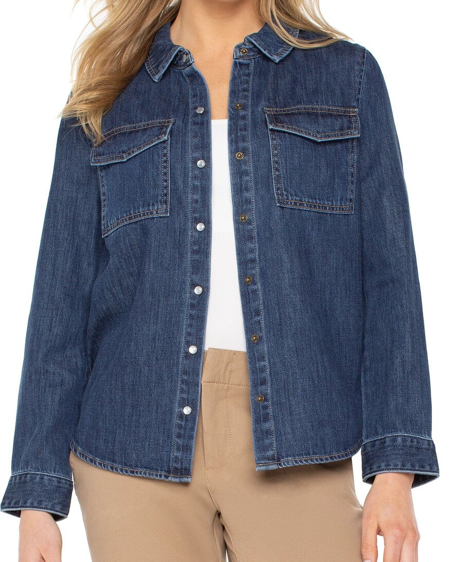 Liverpool Button Down Shirt W/Pockets