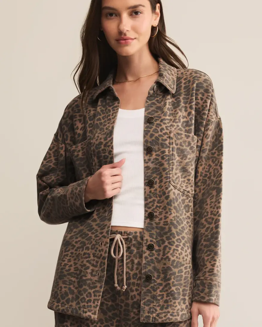 Z-Supply All Day Leopard Jacket