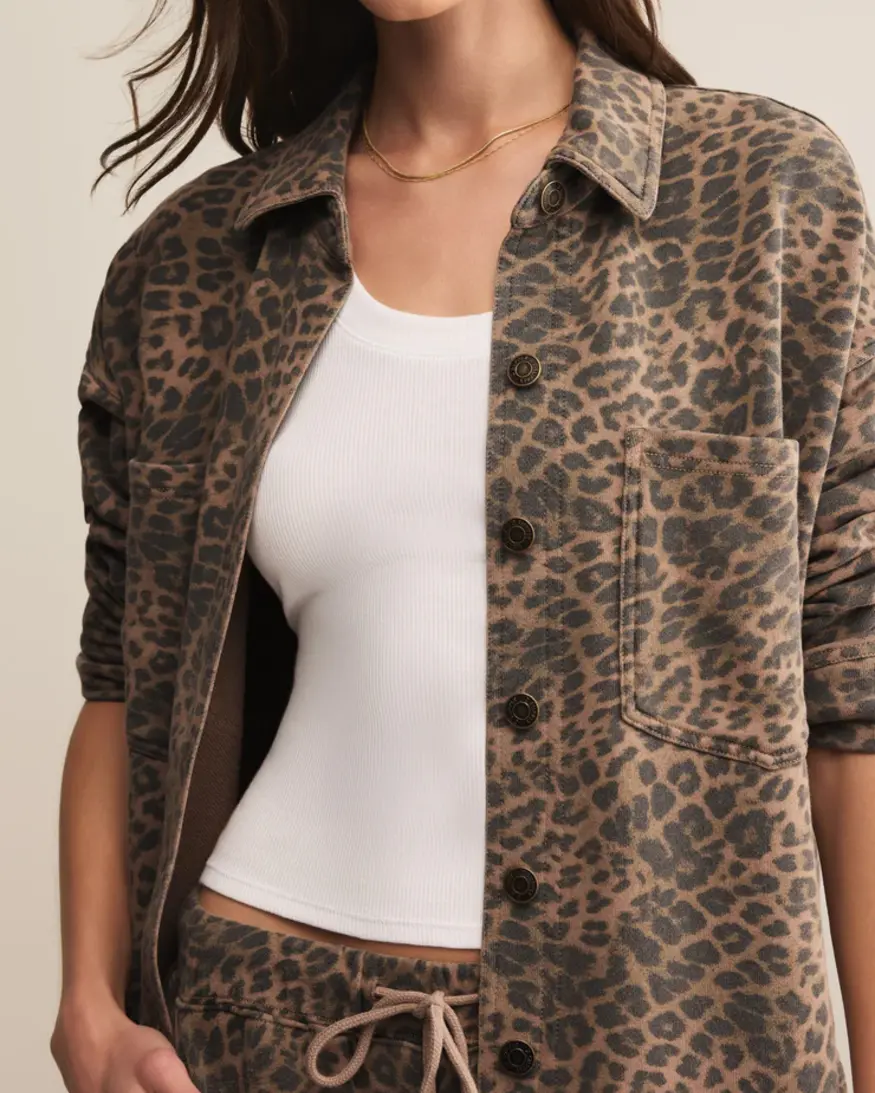 Z-Supply All Day Leopard Jacket