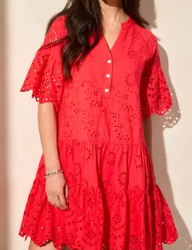 Tribal Robben Eyelet Dress