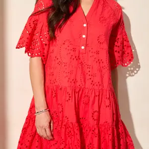 Tribal Robben Eyelet Dress