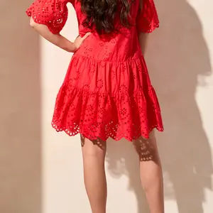 Tribal Robben Eyelet Dress