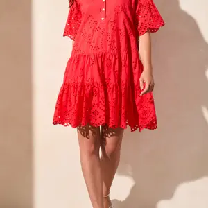 Tribal Robben Eyelet Dress