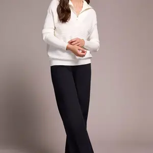 Tribal Sonica Zip Neck Sweater