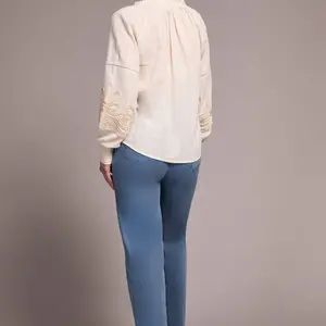 Tribal Sagara Applique Slv Blouse