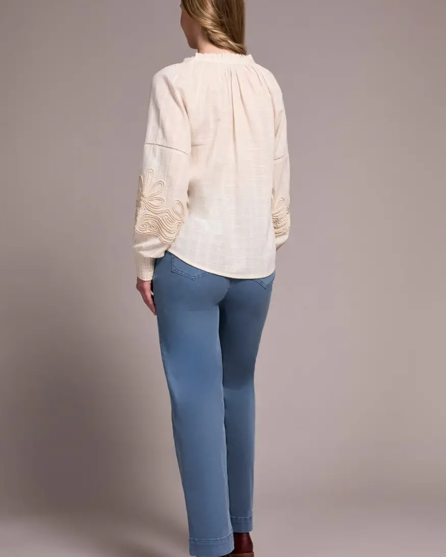 Tribal Sagara Applique Slv Blouse