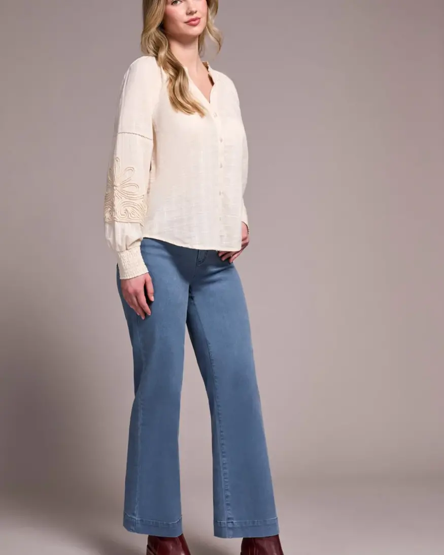 Tribal Sagara Applique Slv Blouse