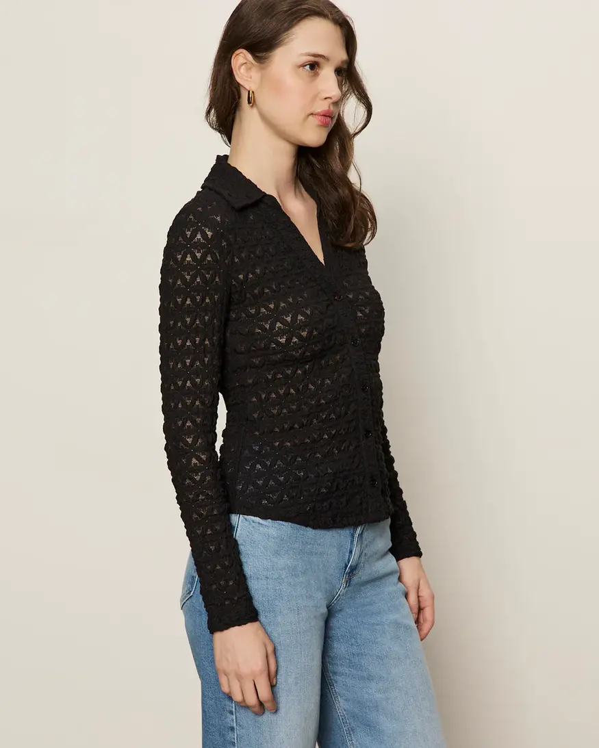 Sanctuary Dreamgirl Lace Button Up