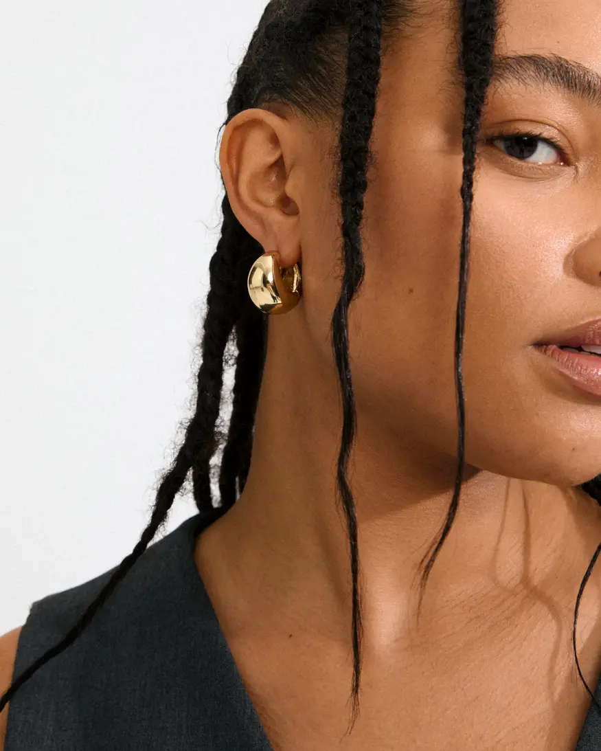 Pilgrim Free Thick Hoop Earrings