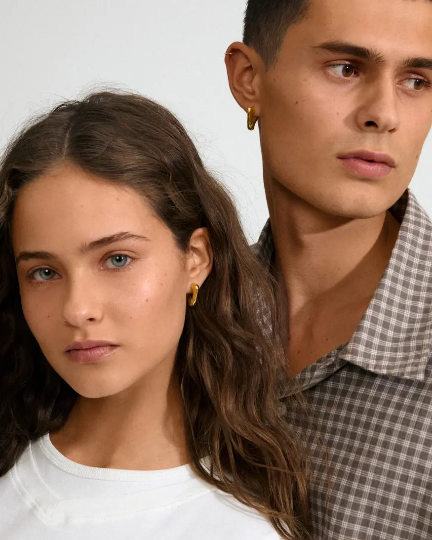 Pilgrim Free Lg Hoop Earrings