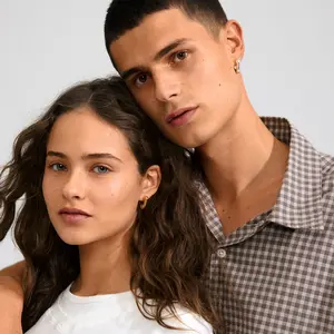 Pilgrim Free Lg Hoop Earrings Pilgrim Free Lg Hoop Earrings