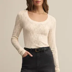 Z-Supply Tibi Scoop Mesh Sweater