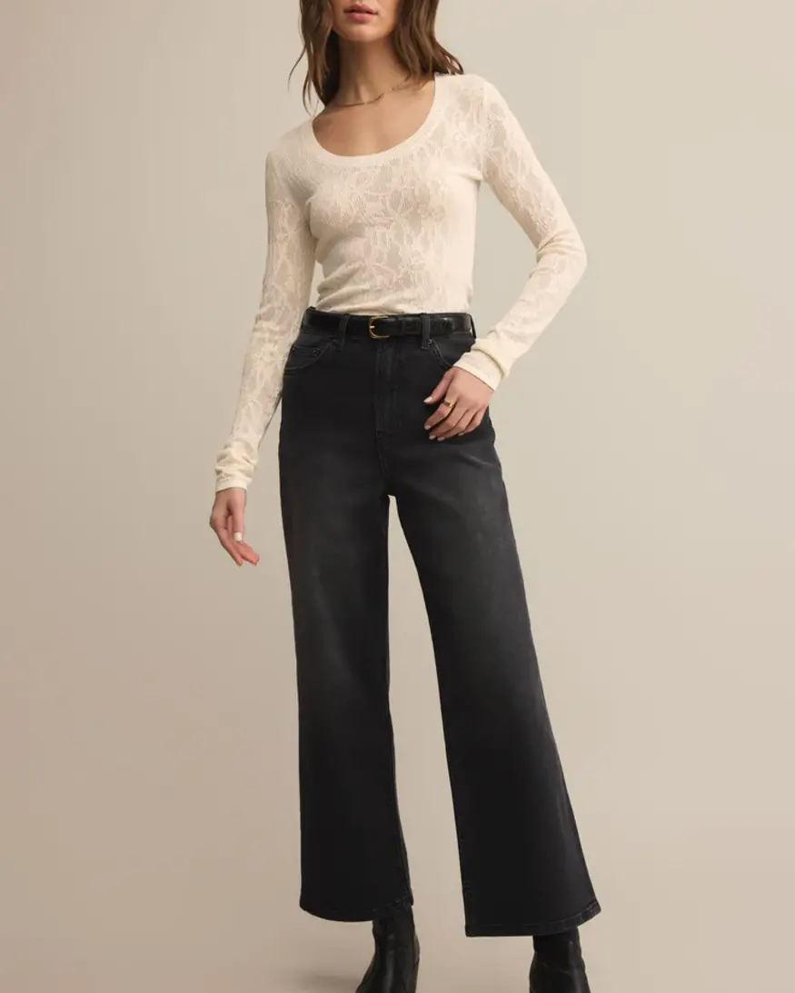 Z-Supply Tibi Scoop Mesh Sweater