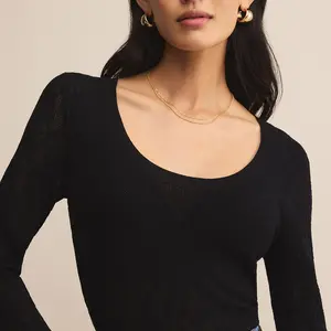 Z-Supply Tibi Scoop Mesh Sweater