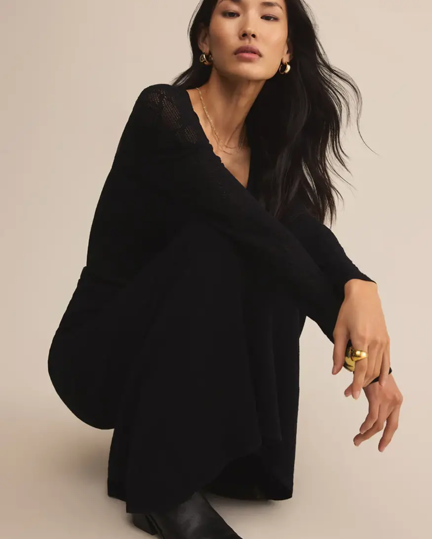 Z-Supply Tibi Scoop Mesh Sweater