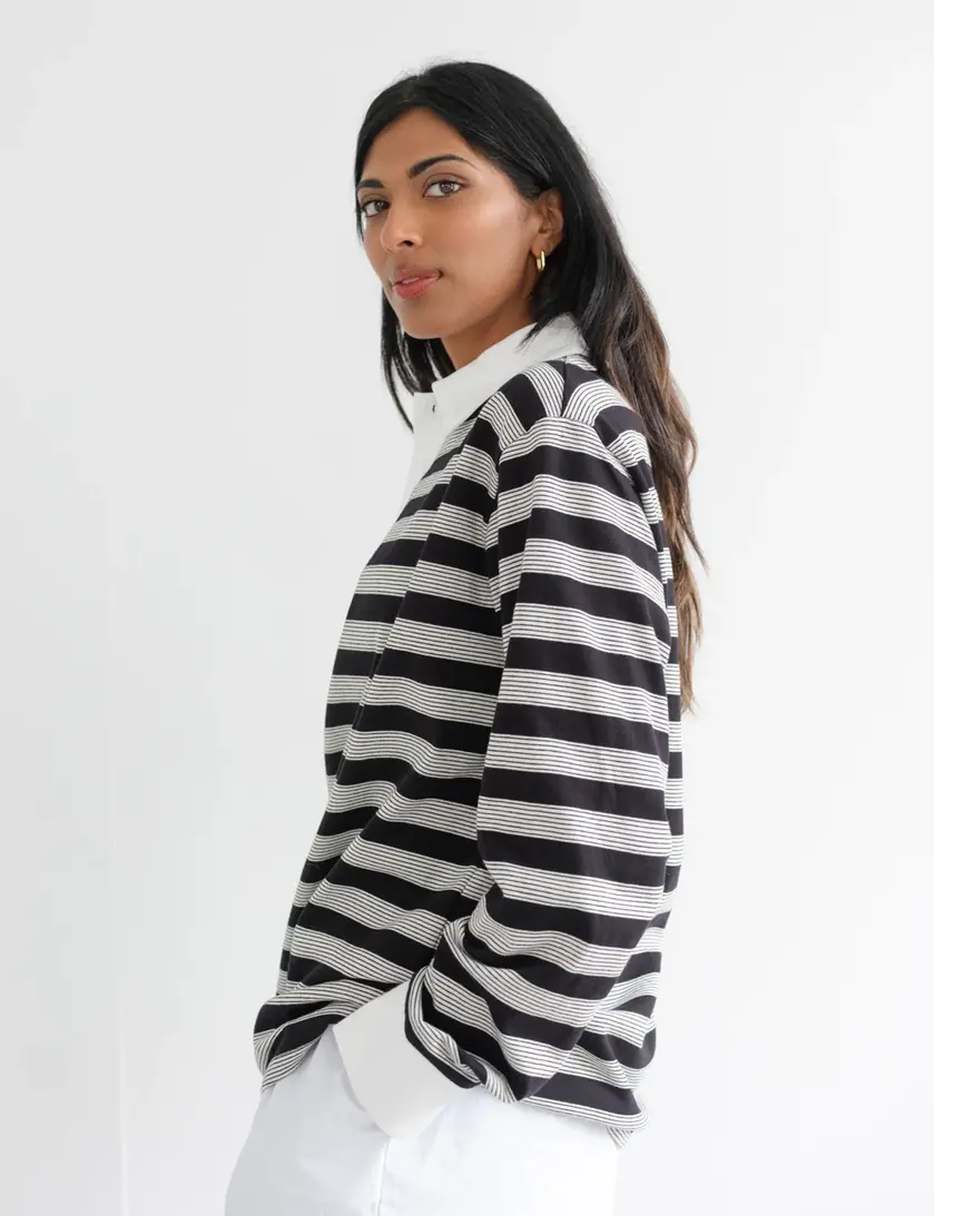 Brunette The Label New Rugby Striped Shirt