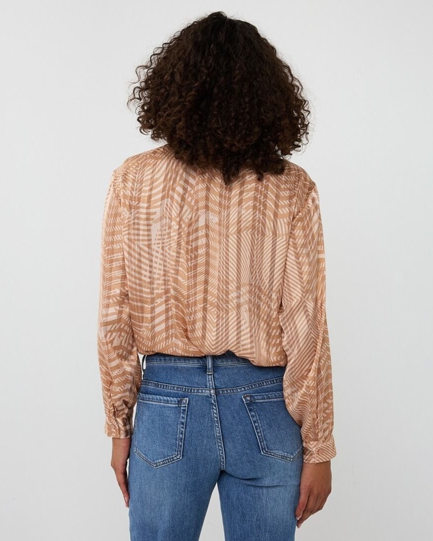 Esqualo Waverly Bow Blouse