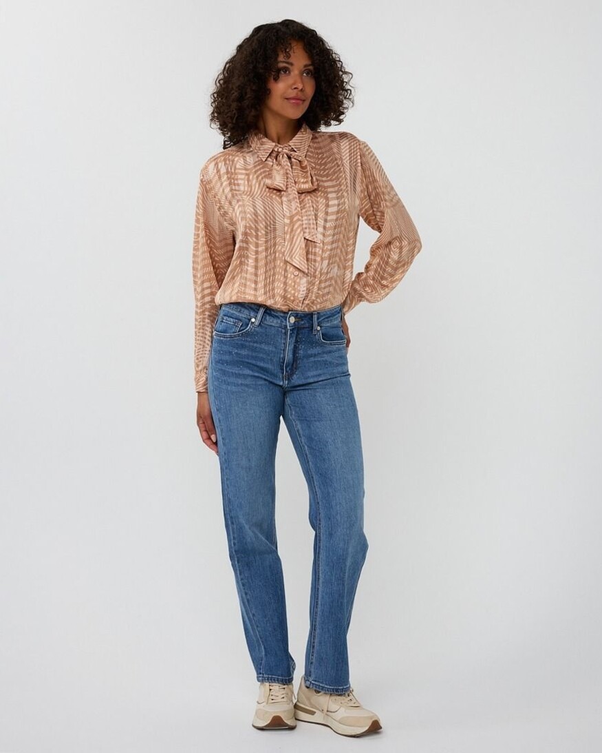 Esqualo Waverly Bow Blouse