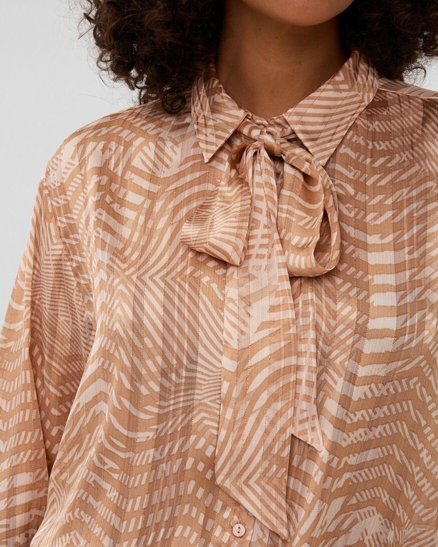 Esqualo Waverly Bow Blouse