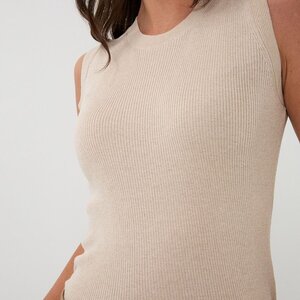 Esqualo Wrylie Sleevless Rib Sweater