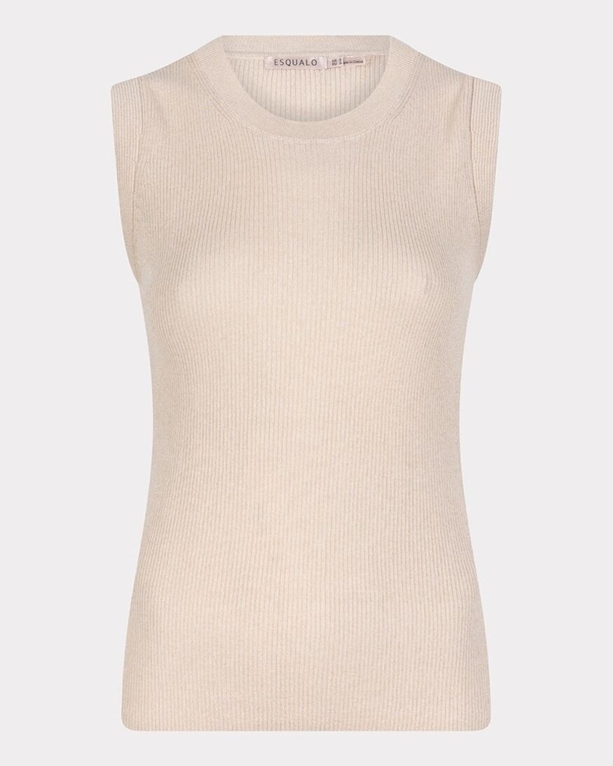 Esqualo Wrylie Sleevless Rib Sweater