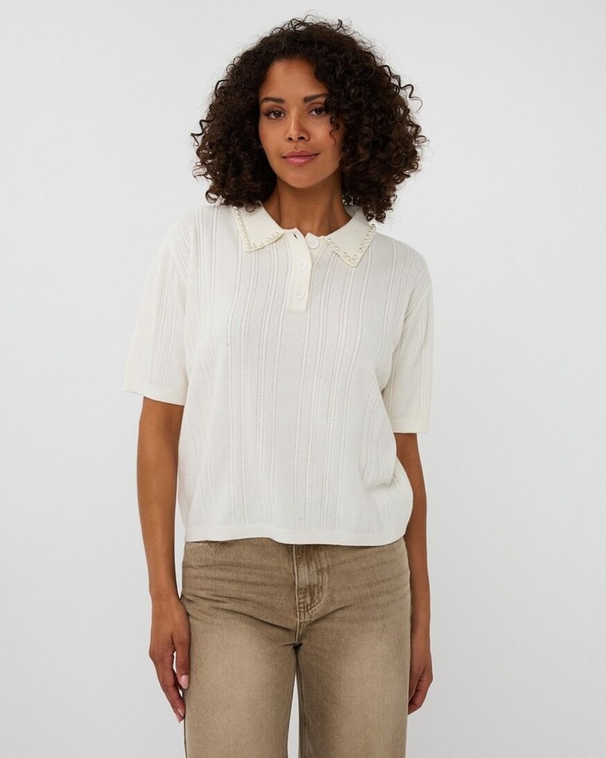 Esqualo Wandie Pearl Collor Sweater