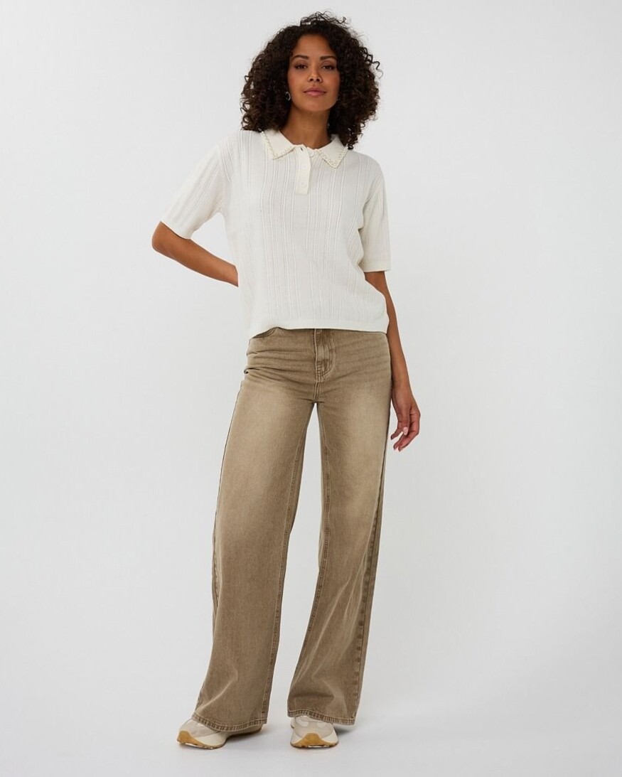 Esqualo Wandie Pearl Collor Sweater