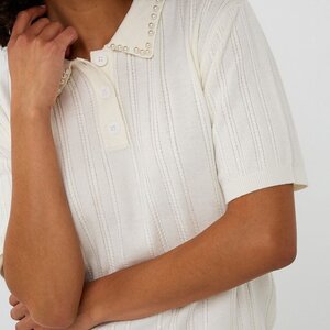 Esqualo Wandie Pearl Collor Sweater
