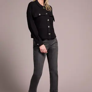 Tribal Serena Crop Knit Shirt