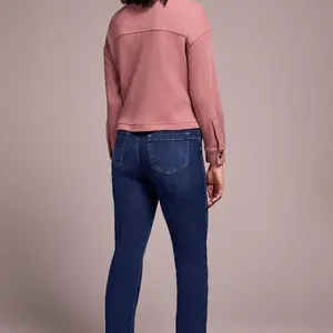 Tribal Serena Crop Knit Shirt