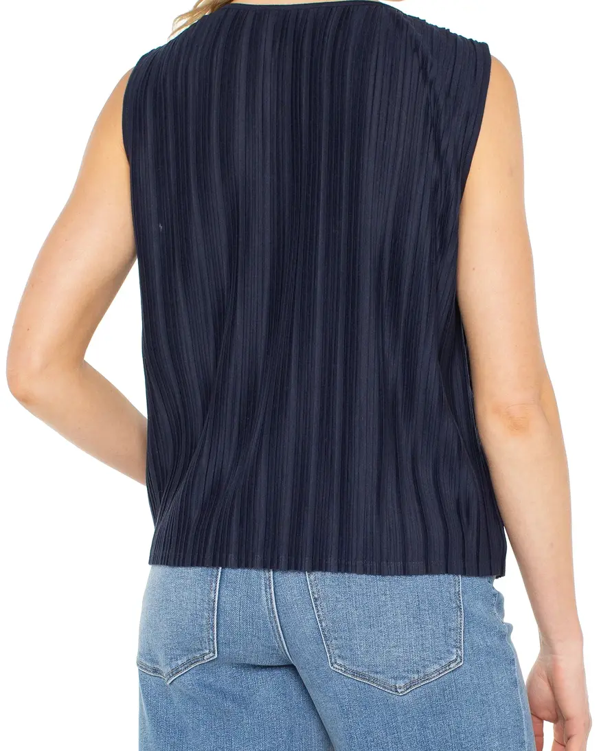 Liverpool Slvless Boat Neck Top