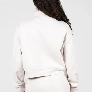 Cest Moi Cotton Fleece High Neck Pullover