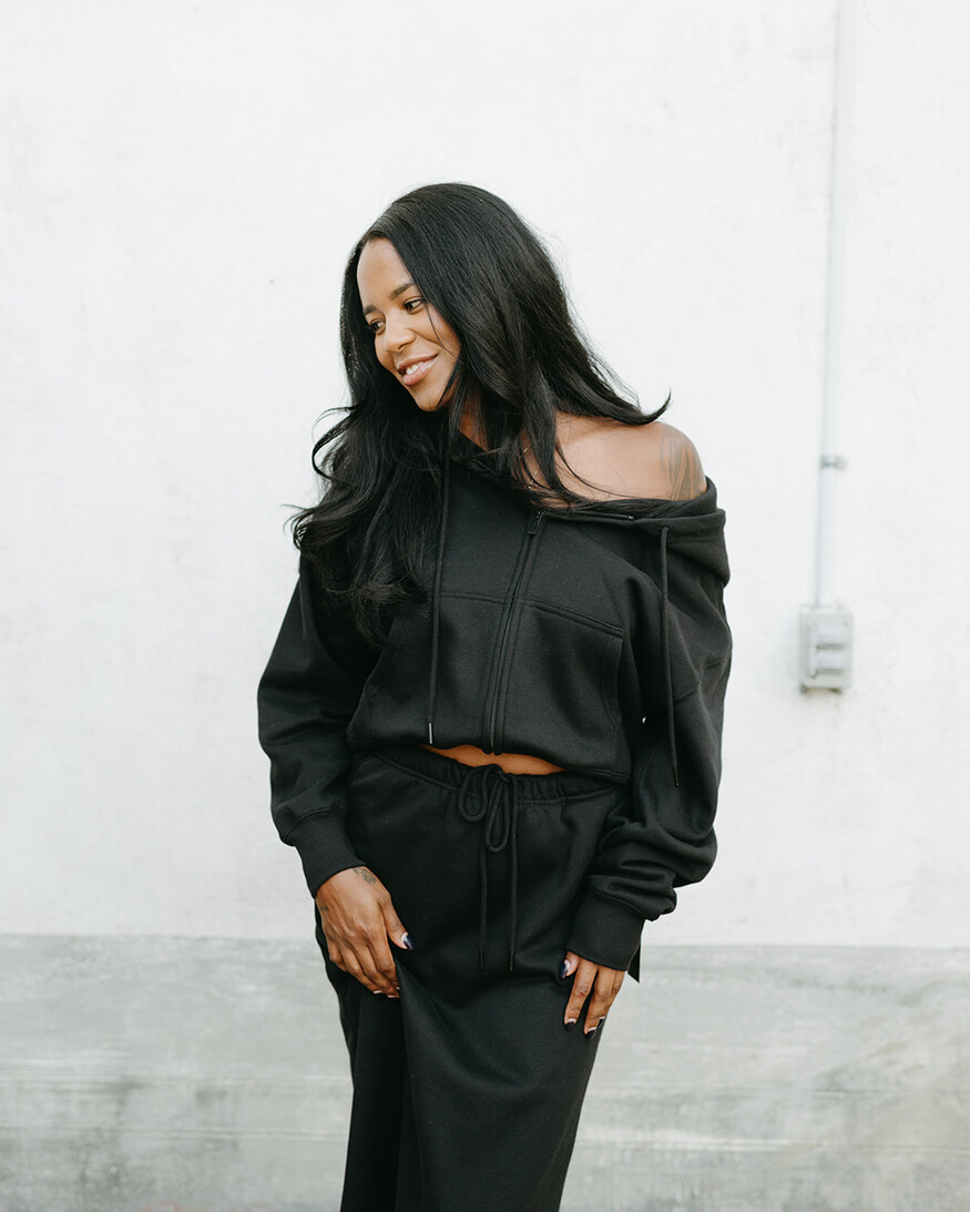 Cest Moi Cotton Fleece Skirt