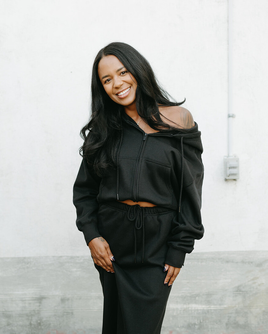 Cest Moi Cotton Fleece Skirt