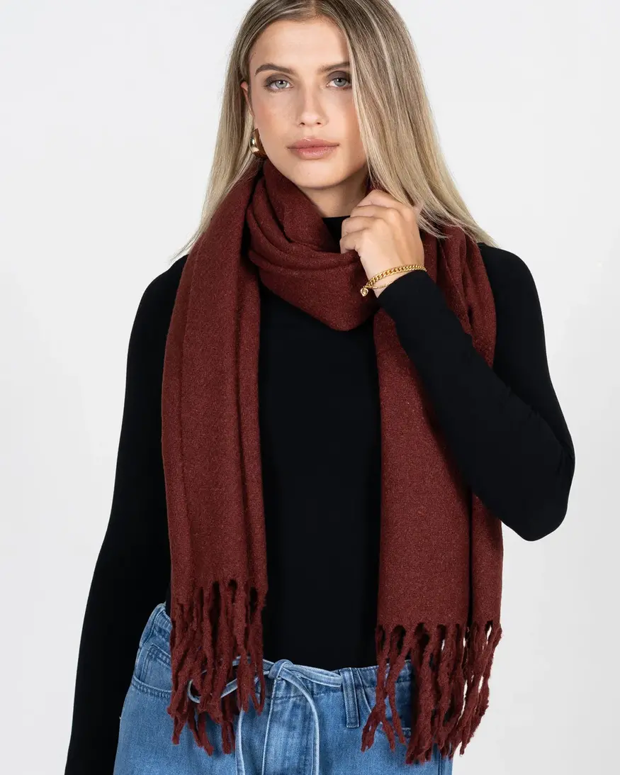 Cest Moi Solid Blanket Scarf