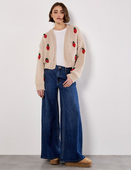 Apricot Strawberry Open Cardi