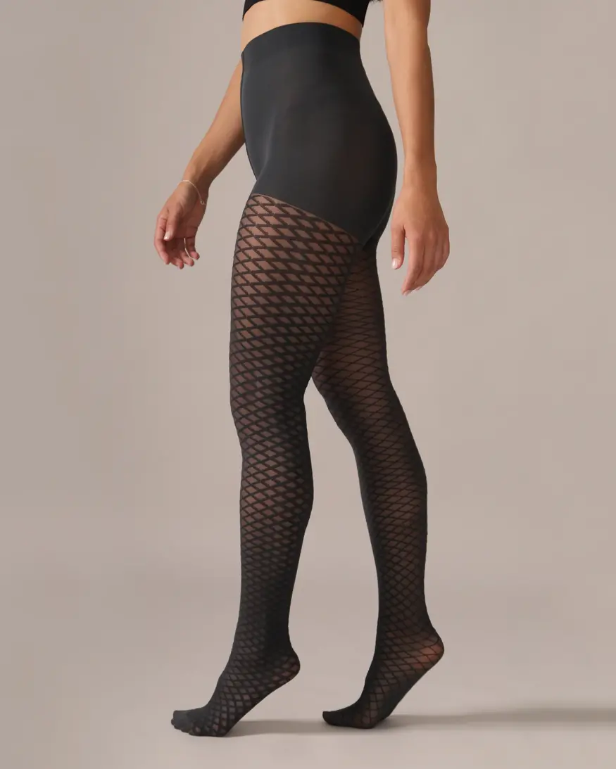 From Rachel Mini Argyle Tights