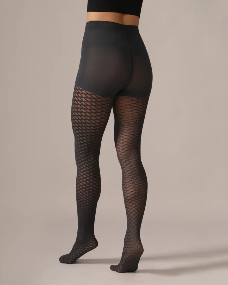 From Rachel Mini Argyle Tights