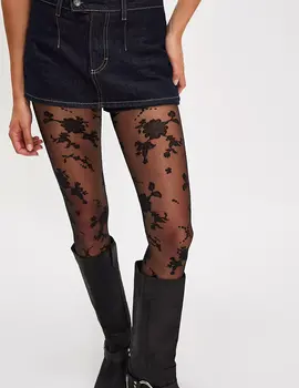 Free People Flocked Floral Tight