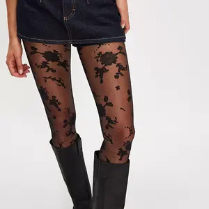 Free People Flocked Floral Tight