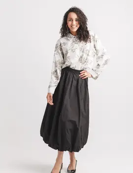Papillon Linza Bubble Hem Midi Skirt