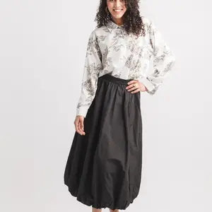 Papillon Linza Bubble Hem Midi Skirt Papillon Linza Bubble Hem Midi Skirt