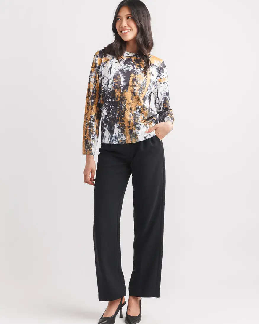 Papillon Lorah Abstract Sweater