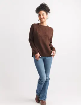 Papillon Lorann Cable Knit Sweater