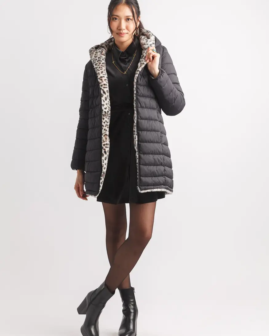 Papillon Lowra Reversible Faux Fur/Puffer